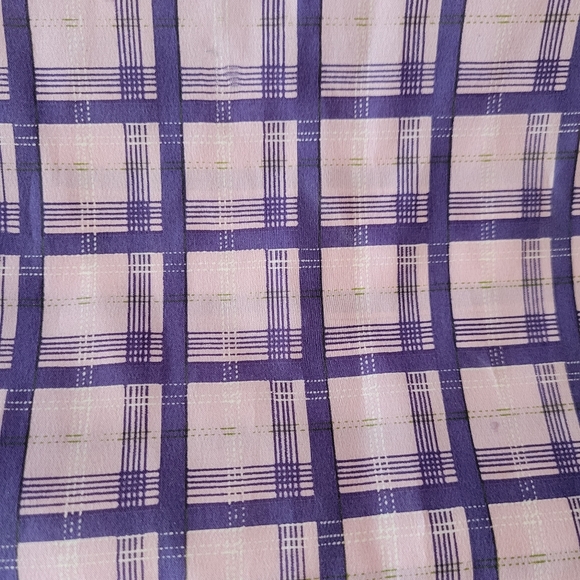 Vintage Robinson Golluber Scarf ~ Oblong Purple & Brown ~ Unique & Pretty! - Picture 6 of 16